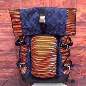 NWT Michael Kors Kent Rolltop Popblue Backpack